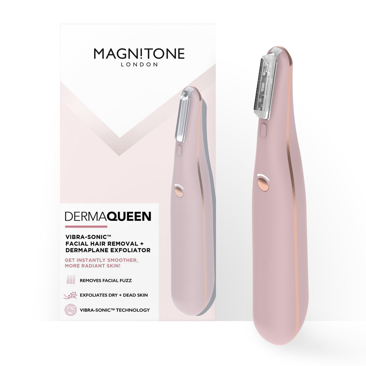 DermaQueen Vibra-Sonic® Depilación y Exfoliante Dermaplane