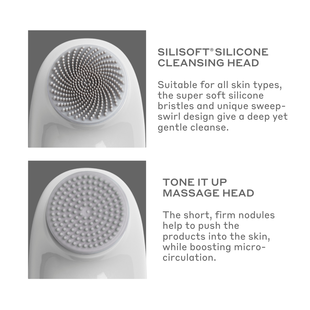 BareFaced3 Vibra-Sonic® Cepillo de limpieza y masaje