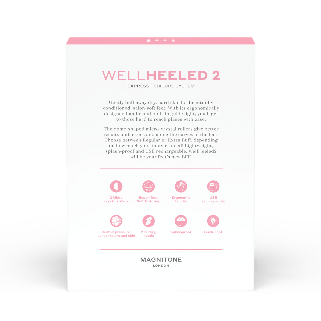 Well Heeled 2 Sistema de Pedicura Exprés Recargable