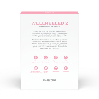 Well Heeled 2 Sistema de Pedicura Exprés Recargable