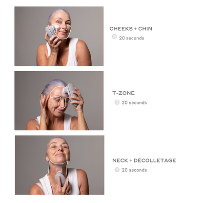 BareFaced3 Vibra-Sonic® Cepillo de limpieza y masaje