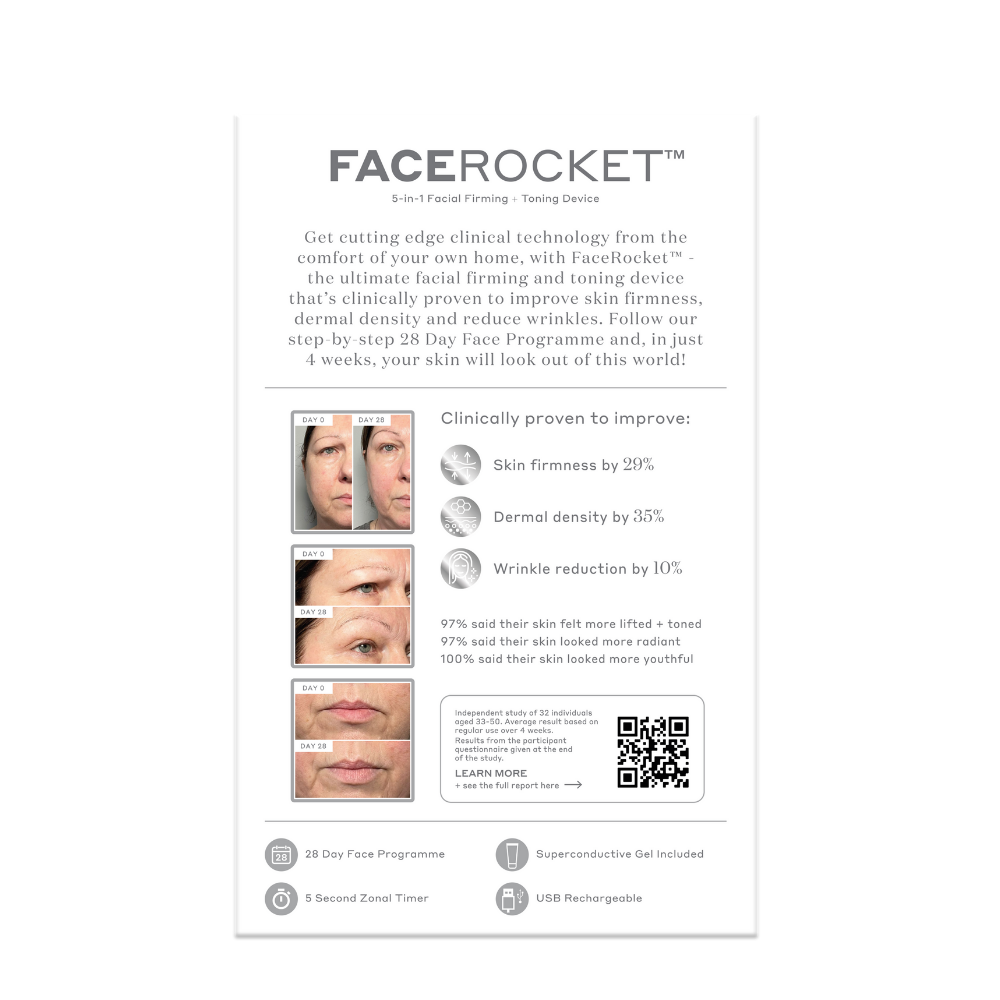Face Rocket® Dispositivo facial 5-en-1 para firmeza y tonificación