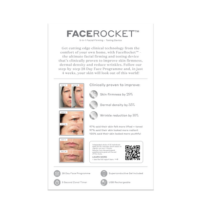 Face Rocket® Dispositivo facial 5-en-1 para firmeza y tonificación