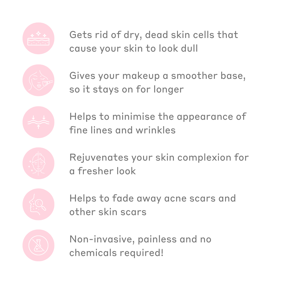 DermaQueen Vibra-Sonic® Depilación y Exfoliante Dermaplane