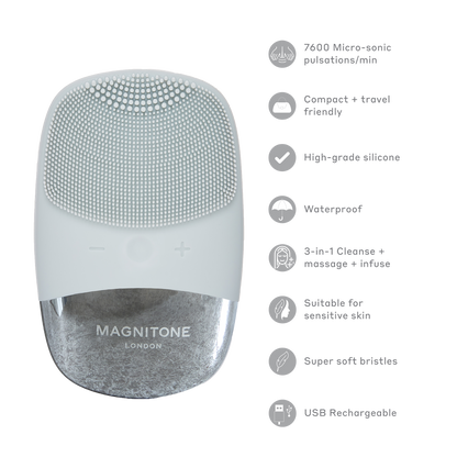 Magnitone BabyBare Cepillo de Limpieza Micro-Sónico Compacto